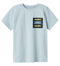 Name It T-shirt - NkmMakai Jaws - Celestial Blue Name It T-shirt - NkmMakai Jaws - Celestial Blue
