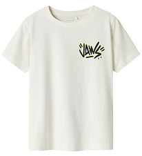 Name It T-shirt - NkmMakai Jaws - Cloud Dancer Name It T-shirt - NkmMakai Jaws - Cloud Dancer