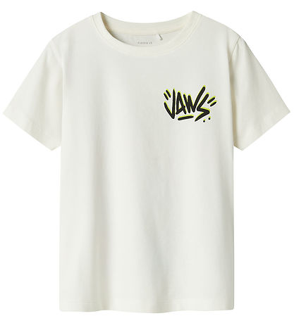 Name It T-shirt - NkmMakai Jaws - Cloud Dancer Name It T-shirt - NkmMakai Jaws - Cloud Dancer