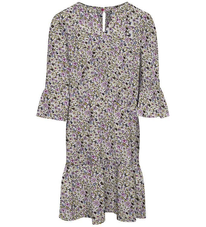 Kids Only Kjole - KogGlow - Cloud Dancer/Ditsy Flowers