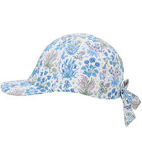 Huttelihut Kasket - Soft Chambray m. Blomster Huttelihut Kasket - Soft Chambray m. Blomster