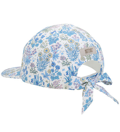 Huttelihut Kasket - Soft Chambray m. Blomster Huttelihut Kasket - Soft Chambray m. Blomster