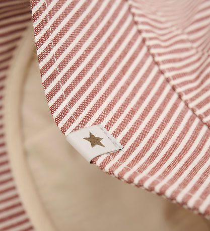 Huttelihut Bøllehat - Irish Cream m. Striber