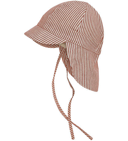 Huttelihut Legionærhat - Stripe - Irish Cream