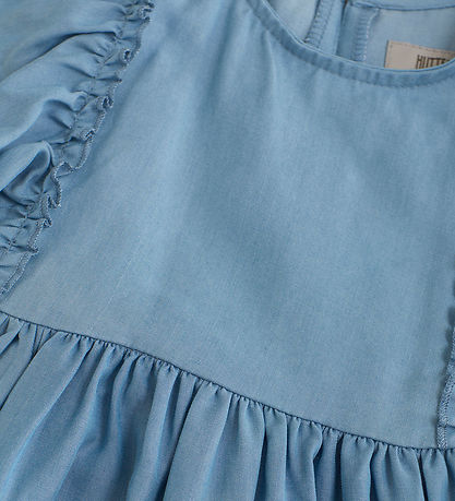 Huttelihut Kjole - Soft Chambray Huttelihut Kjole - Soft Chambray
