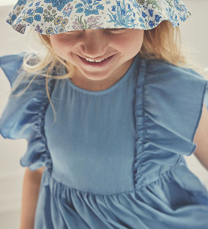 Huttelihut Kjole - Soft Chambray Huttelihut Kjole - Soft Chambray