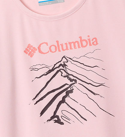 Columbia T-shirt - Tech Trail™ - Satin Pink Heather Columbia T-shirt - Tech Trail™ - Satin Pink Heather