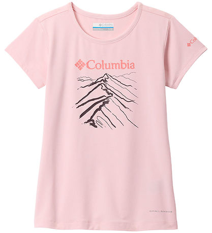 Columbia T-shirt - Tech Trail™ - Satin Pink Heather Columbia T-shirt - Tech Trail™ - Satin Pink Heather