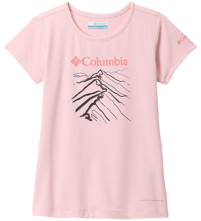Columbia T-shirt - Tech Trailâ¢ - Satin Pink Heather