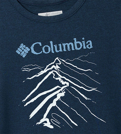Columbia T-shirt - Tech Trail™ - Collegiate Navy Heather Columbia T-shirt - Tech Trail™ - Collegiate Navy Heather