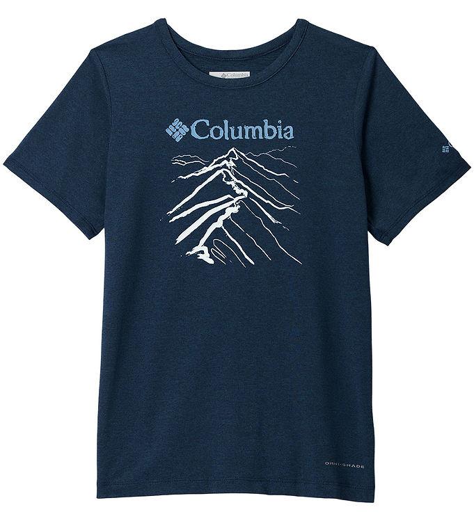 Columbia T-shirt - Tech Trailâ¢ - Collegiate Navy Heather