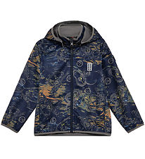 LEGO® Ninjago Softshelljakke - LWSaku 200 - Dark Navy m. Print LEGO® Ninjago Softshelljakke - LWSaku 200 - Dark Navy m. Print
