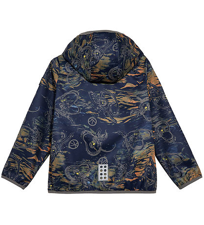 LEGO® Ninjago Softshelljakke - LWSaku 200 - Dark Navy m. Print LEGO® Ninjago Softshelljakke - LWSaku 200 - Dark Navy m. Print