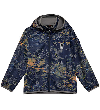 LEGO® Ninjago Softshelljakke - LWSaku 200 - Dark Navy m. Print LEGO® Ninjago Softshelljakke - LWSaku 200 - Dark Navy m. Print