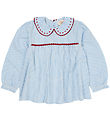 Copenhagen Colors Tunika - Sky Blue W. Cream Stripe W. Berry Copenhagen Colors Tunika - Sky Blue W. Cream Stripe W. Berry