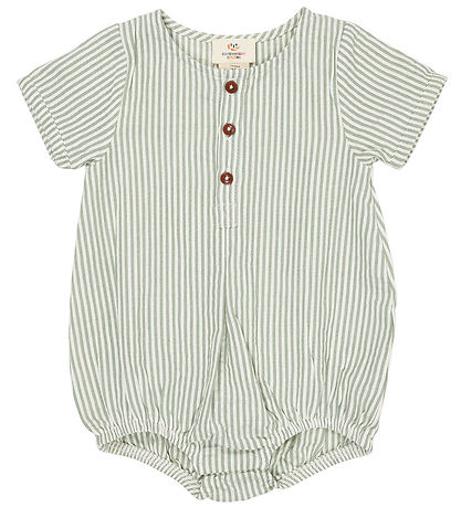 Copenhagen Colors Sommerdragt - Green W. Cream Stripe Copenhagen Colors Sommerdragt - Green W. Cream Stripe