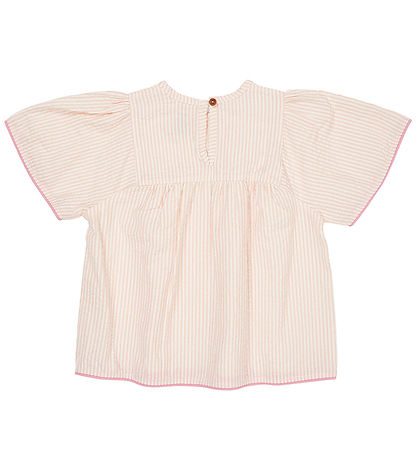 Copenhagen Colors T-shirt - Dusty Rose W. Cream Stripe W. Pink