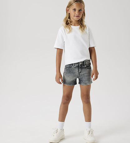 Name It Shorts - Noos - NkfSalli - Light Grey Denim