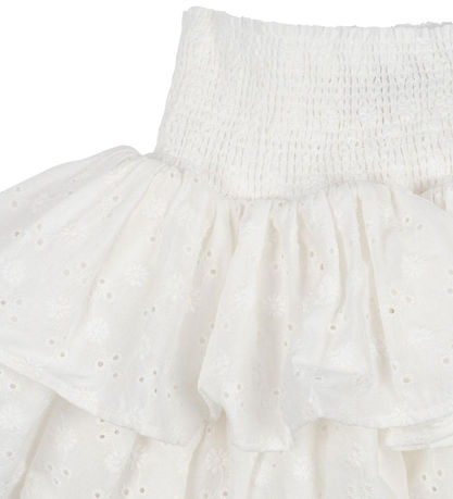 Konges Sløjd Nederdel - Lacey Smock - Optic White Konges Sløjd Nederdel - Lacey Smock - Optic White