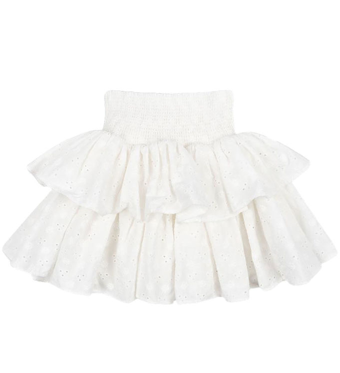Konges Sløjd Nederdel - Lacey Smock - Optic White