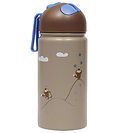 OYOY Water Bottle - 360 mL - Friends In The Forest - Blue