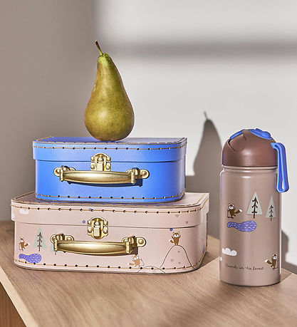 OYOY Drikkedunk - 360 ml - Friends In The Forest - Blå