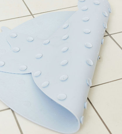 OYOY Bademåtte - Silikone - Little Finn - Dusty Blue