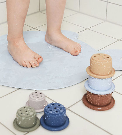 OYOY Bademåtte - Silikone - Little Finn - Dusty Blue OYOY Bademåtte - Silikone - Little Finn - Dusty Blue