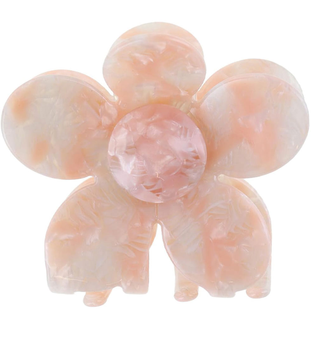 By Stær Haarklammer - Adeline - 7,2 cm - Rosa - By Stær - One Size - Haarschmuck