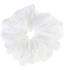 By Stær Scrunchie - Isabella - 18 cm - Hvid By Stær Scrunchie - Isabella - 18 cm - Hvid