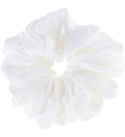 By Stær Scrunchie - Isabella - 18 cm - Hvid By Stær Scrunchie - Isabella - 18 cm - Hvid