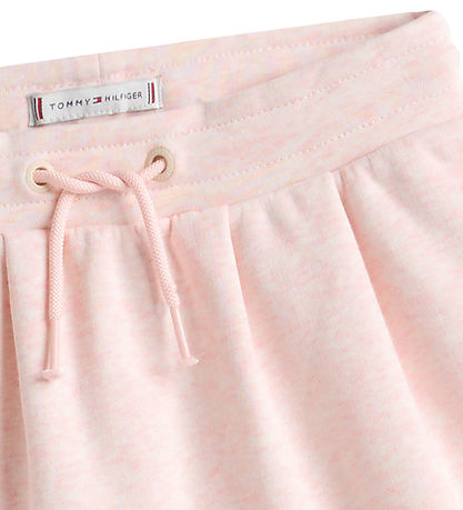 Tommy Hilfiger Nederdel - Pleat Terry - Coral Ice Heather