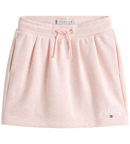 Tommy Hilfiger Nederdel - Pleat Terry - Coral Ice Heather Tommy Hilfiger Nederdel - Pleat Terry - Coral Ice Heather
