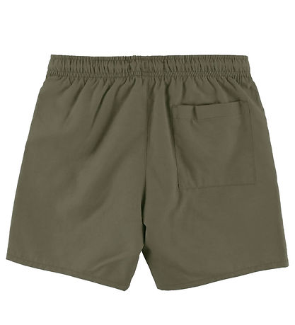 Calvin Klein Badeshorts - Dusky Green m. Logo