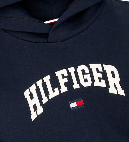 Tommy Hilfiger Hættetrøje - Varsity - Dark Night Navy