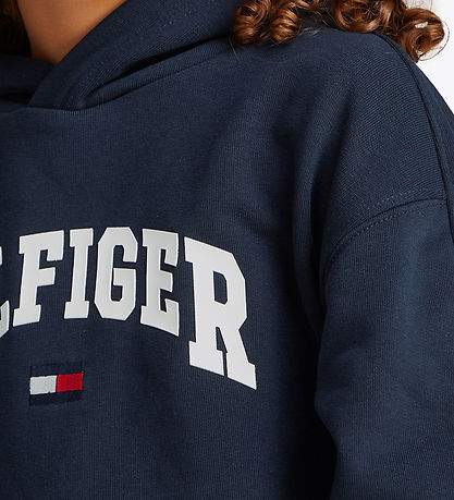 Tommy Hilfiger Hættetrøje - Varsity - Dark Night Navy