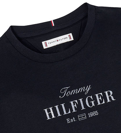 Tommy Hilfiger T-shirt - Script - Dark Night Navy