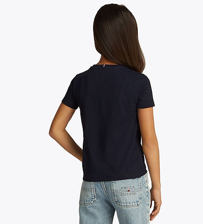 Tommy Hilfiger T-shirt - Script - Dark Night Navy