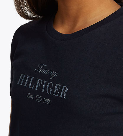 Tommy Hilfiger T-shirt - Script - Dark Night Navy