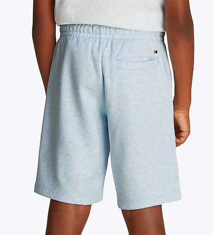 Tommy Hilfiger Sweatshorts - Varsity - Breezy Blue Heather Tommy Hilfiger Sweatshorts - Varsity - Breezy Blue Heather