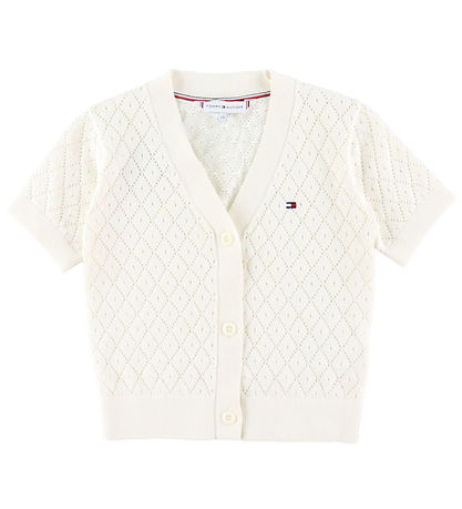 Tommy Hilfiger Cardigan - Crochet - Ivory Petal