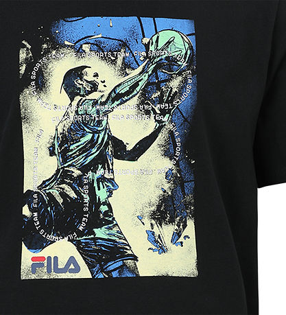 Fila T-shirt - Illertissen - Sort m. Print