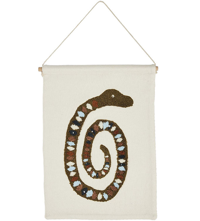 Smallstuff Vægdekoration - 37x27 cm - Snake