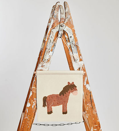 Smallstuff Vægdekoration - 27x24 cm - Horse