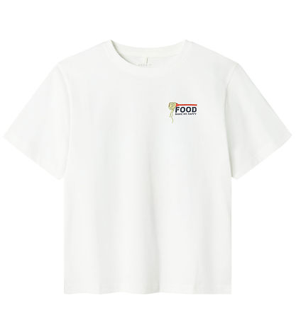Name It T-shirt - NkmFonnot - Bright White/SPAGHETTI Name It T-shirt - NkmFonnot - Bright White/SPAGHETTI