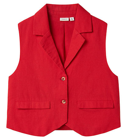 Name It Vest - NkfFalinnen - Kort - Chinese Red Name It Vest - NkfFalinnen - Kort - Chinese Red