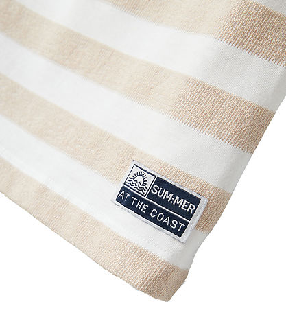 Name It T-shirt - NkmFerm - Bright White/Peyote