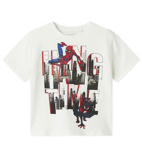 Name It T-shirt - NmMust Spider - Cloud Dancer Name It T-shirt - NmMust Spider - Cloud Dancer