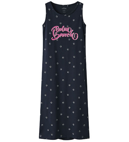 Name It Kjole - NkfVippa - Navy Blazer/Palm Beach Name It Kjole - NkfVippa - Navy Blazer/Palm Beach