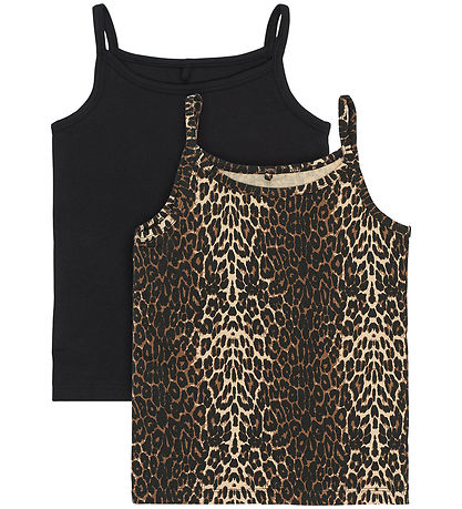 The New Undertrøjer - 2-pak - Black Beauty/Leopard The New Undertrøjer - 2-pak - Black Beauty/Leopard